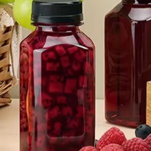 Malinový sirup s kúskami ovocia