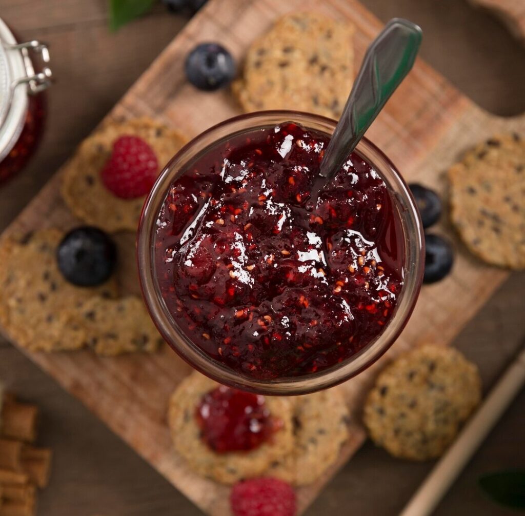 Fresh juicy homemade jam top view 23 2148525237